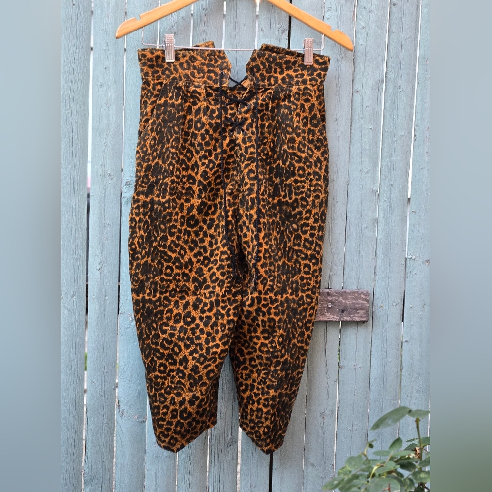 Leopard Print Women's Trousers